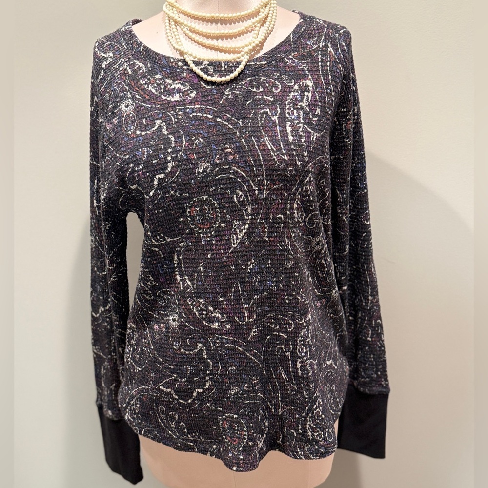 Knox Rose Multicolor Knit Top Dead Stock